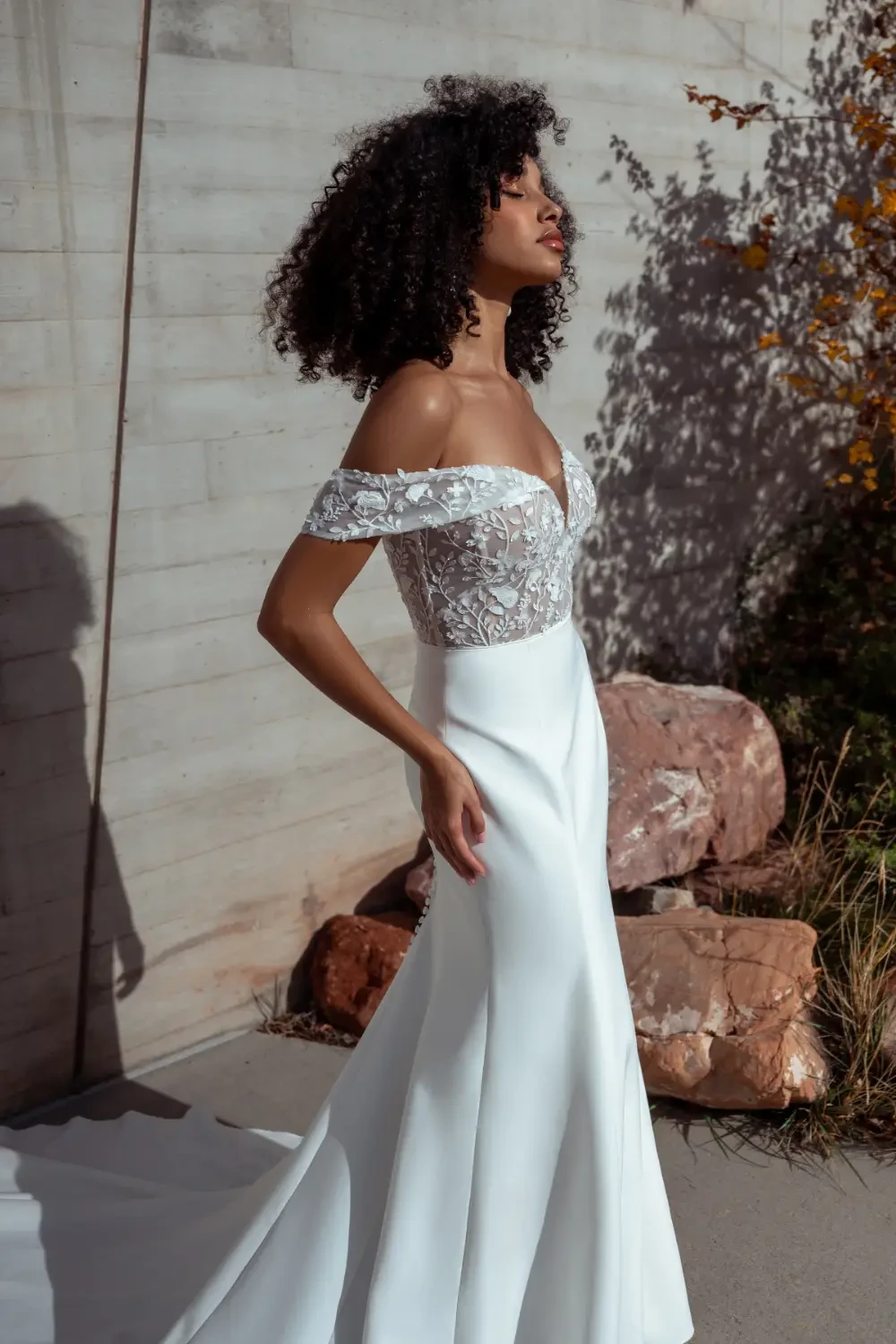 open lace back dress Off-the-Shoulder Long Glitter Prom Dress with Fringe– PromGirl main image 1