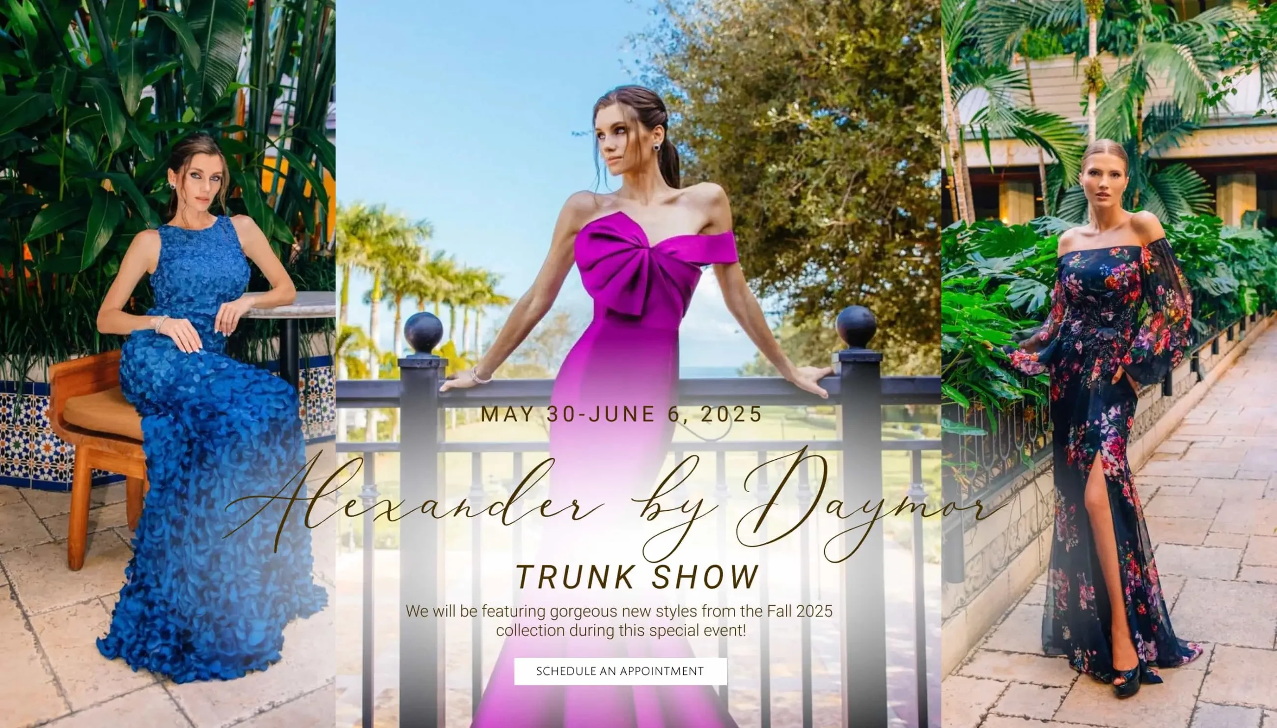 Alexander by Daymor Mother of the Bride Trunk Show at Carrie Karibo Bridal