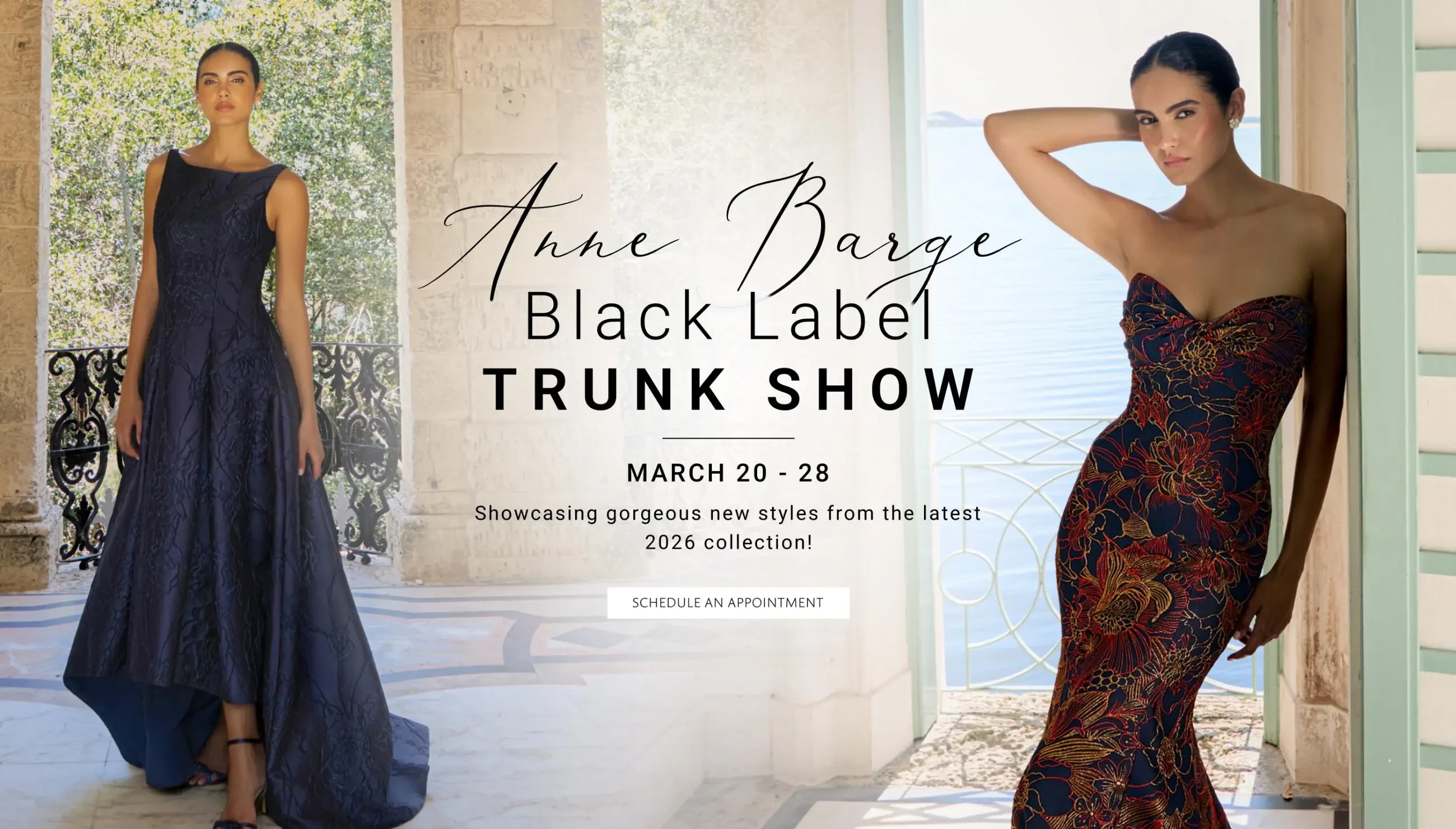 Anne Barge Black Label Trunk Show at Carrie Karibo Bridal