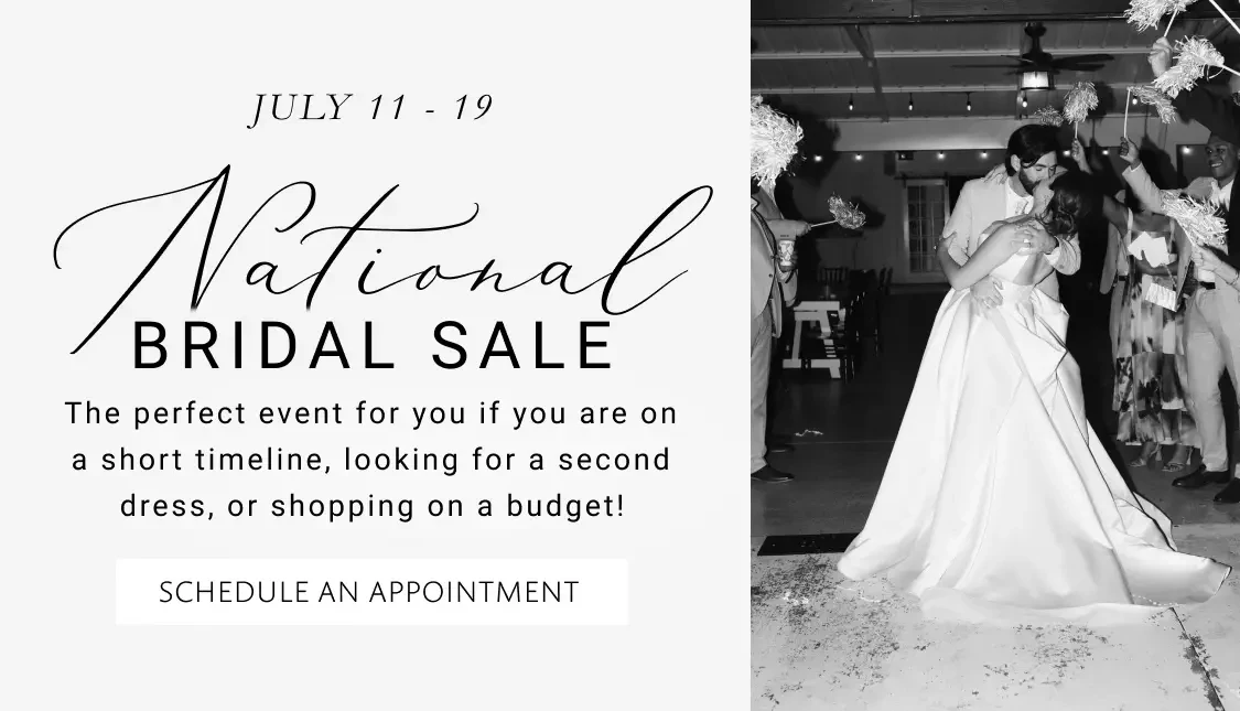 National bridal sale banner - mobile