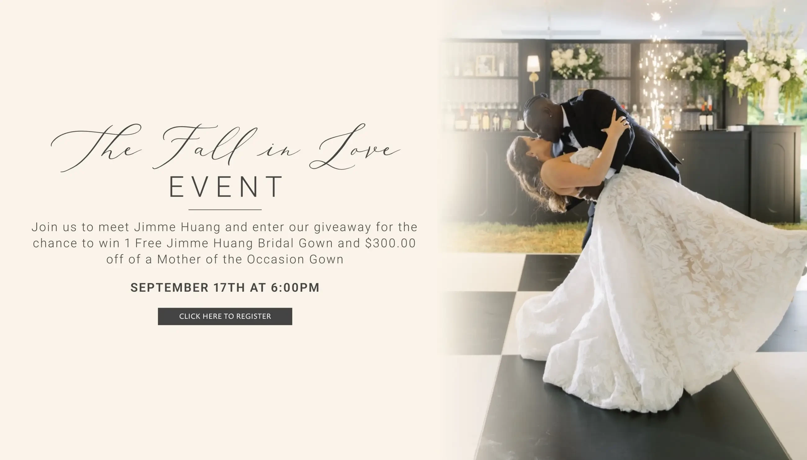 Fall in Love event at carrie karibo bridal